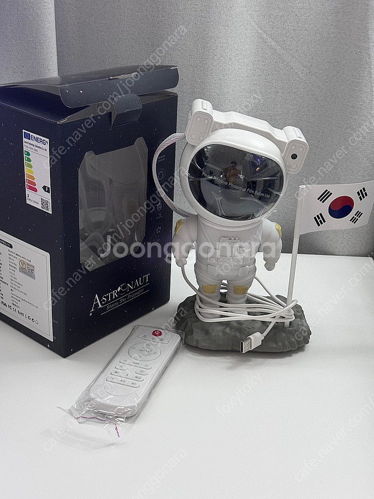 우주인 오로라 무드등 블루투스 스피커--0