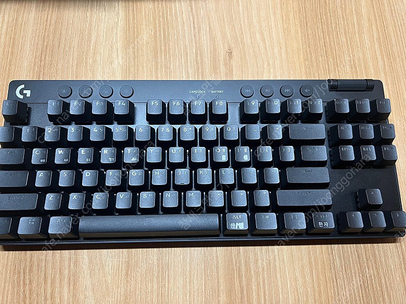 로지텍 g pro x tkl lightspeed 택타일 갈축 게이밍키보드