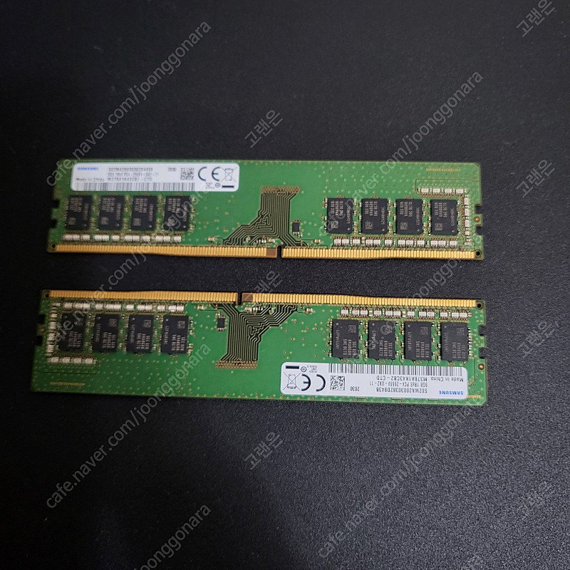 삼성 8GB DDR4 램 PC4 2666V 2개