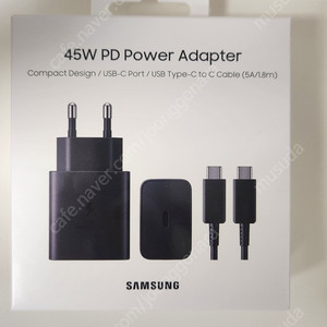 [판매]정품 삼성 45W 고속 충전기 (45W PD Power Adapter)(미개봉)