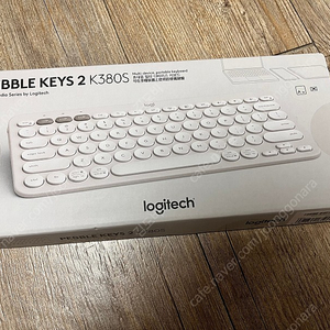 로지텍 K380s 페블화이트