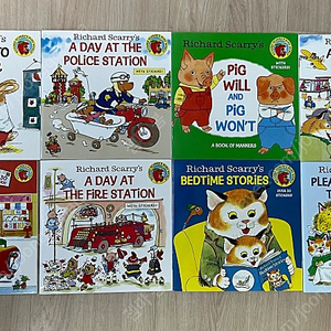 Richard Scarry 픽쳐북 8종 및 한글책 일괄