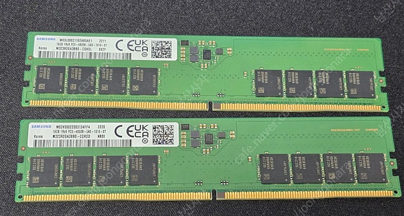 삼성 DDR5-4800 32GB (16GBX2) 팝니다.