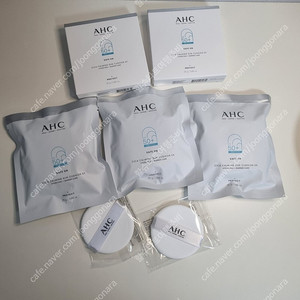 AHC 세이프온 시카 카밍 선 쿠션 에센스 박세리쿠션 본품2개 리필3개 일괄 새상품