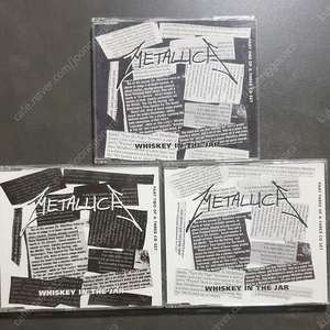 메탈리카 Metallica 수입반 싱글 CD 3장 Set 각각 일괄 판매 하드락