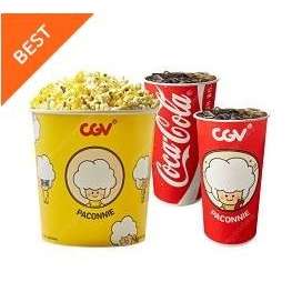 CGV 메가박스 롯데시네마 콤보할인권 팝콘 탄산음료 콜라​