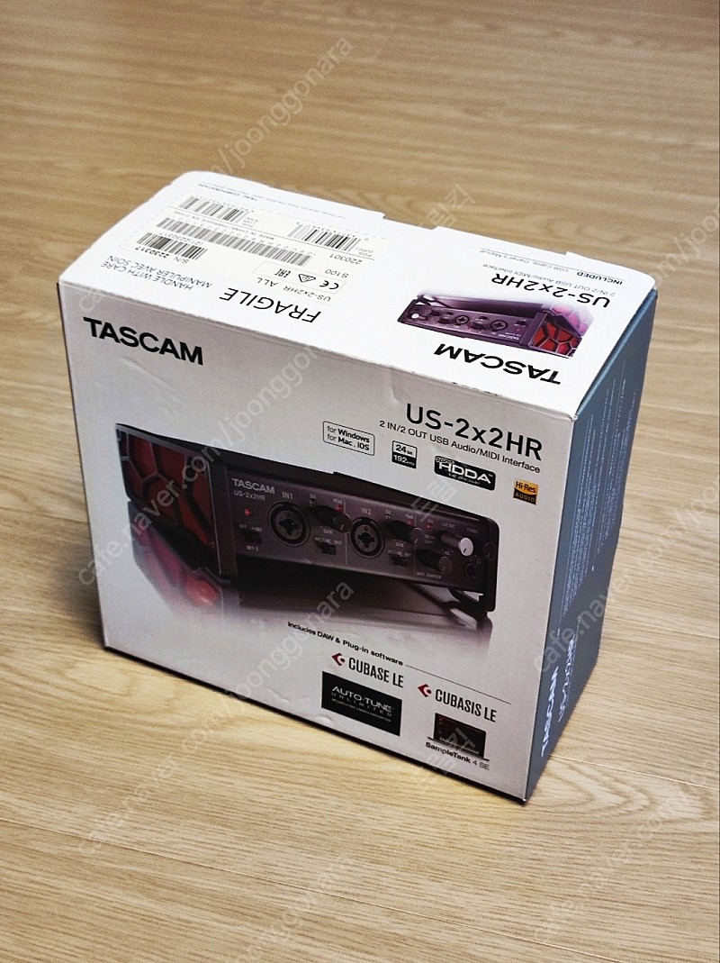 TASCAM US 2x2 HR 오디오 인터페이스 타스캠 오인페