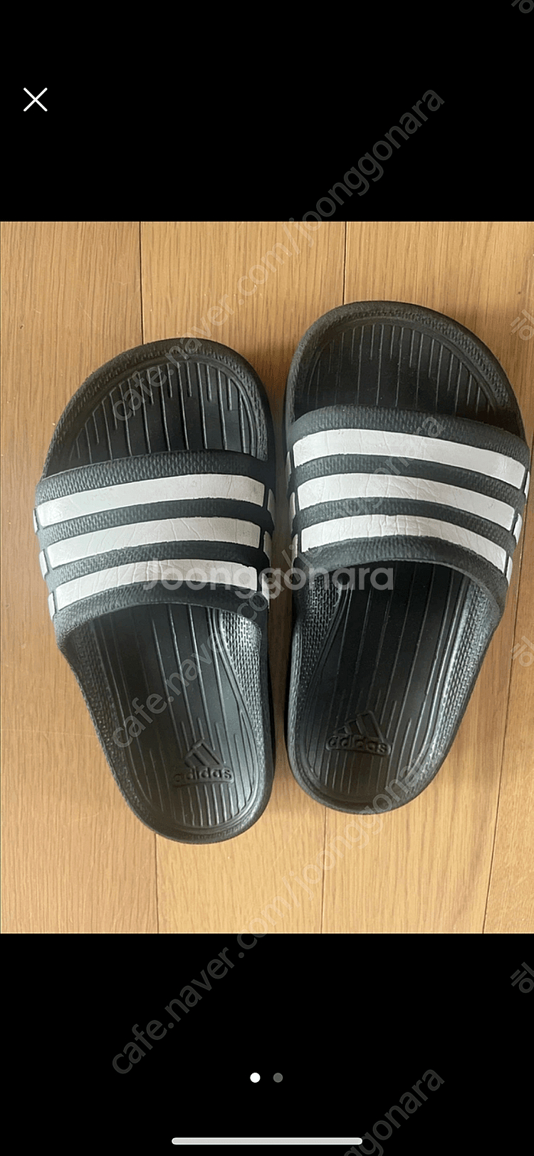 아디다스 슬리퍼 k10--0