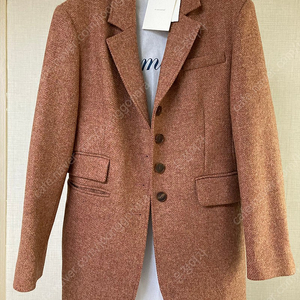 Atelier De Cemoment Now and Later Classic Wool Jacket _ Fabric by MOON TWEED, Made in ENGLAND(쎄모먼,38