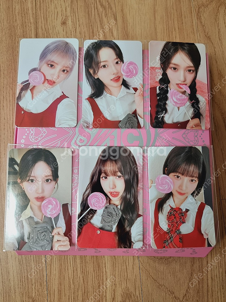아이브 6집 스위치 스스퀘 마인 미공포 특전 포카--0