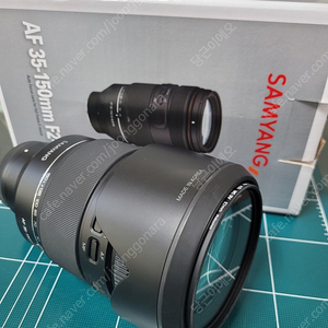 삼양 35-150mm 렌즈 및 삼각거치대 일괄 판매합니다