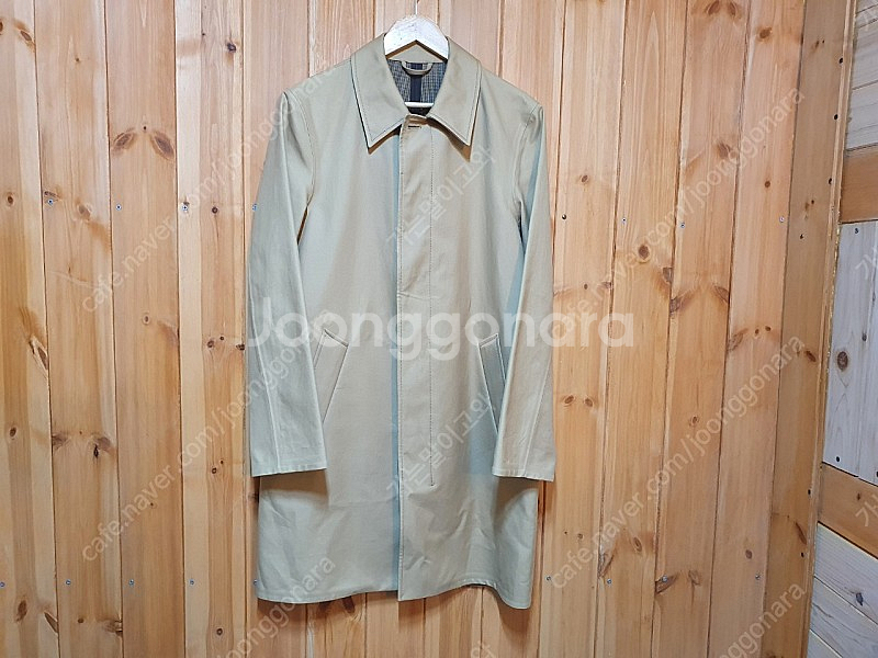 새제품 명품 영국 아쿠아스큐텀 트렌치코트 남성 95--0