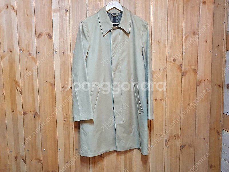 새제품 명품 영국 아쿠아스큐텀 트렌치코트 남성 95--1