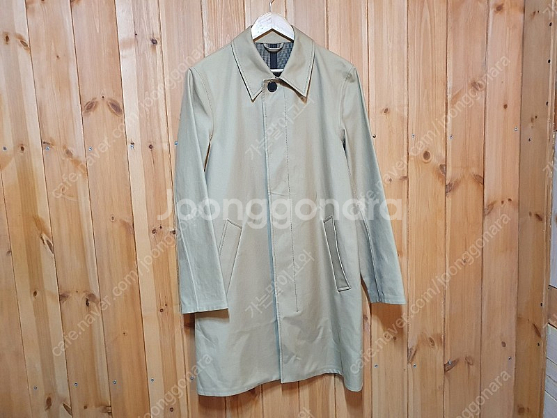 새제품 명품 영국 아쿠아스큐텀 트렌치코트 남성 95--2