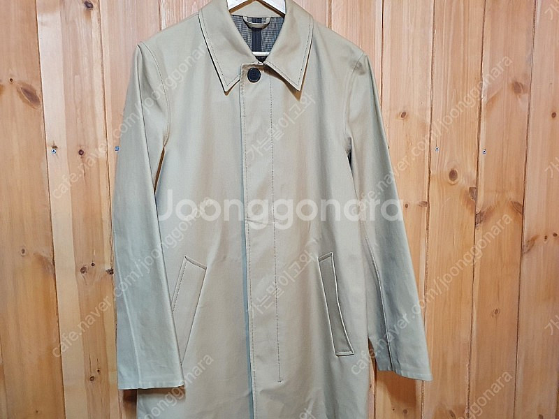 새제품 명품 영국 아쿠아스큐텀 트렌치코트 남성 95--3