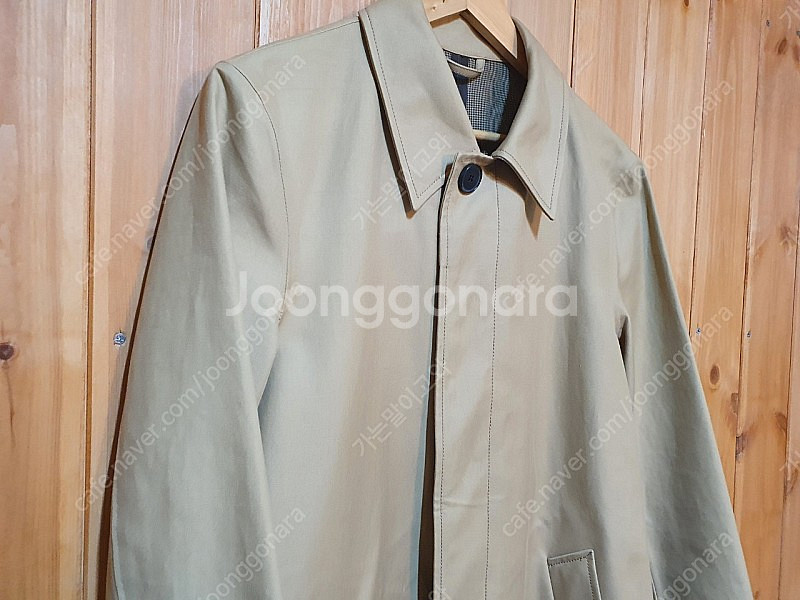 새제품 명품 영국 아쿠아스큐텀 트렌치코트 남성 95--5