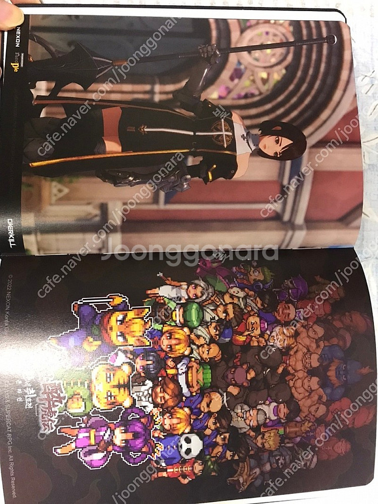 지스타 넥슨 노트+캘린더 굿즈 팝니다--0