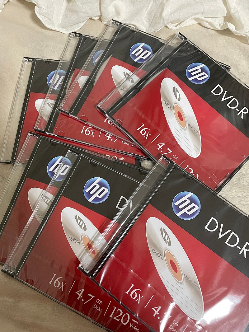 미개봉) HP공디스크 DVD-R케이스 16x4.7GB 컴츄터CD 7장