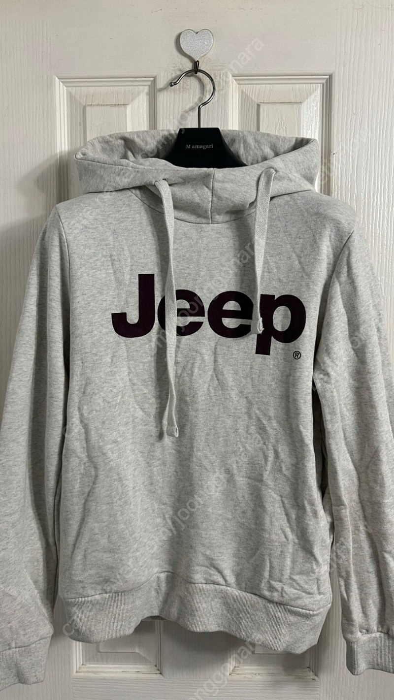 Jeep 지프 후드티 스웻셔츠 그레이