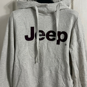 Jeep 지프 후드티 스웻셔츠 그레이