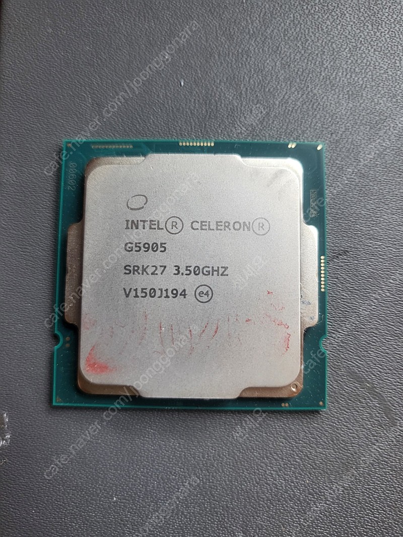 충남 천안 인텔 G5905 (코멧레이크S) CPU 팝니다.