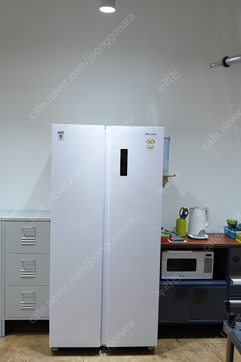 캐리어 클라윈드 431L 양문형 냉장고 CRF-SN431WDC