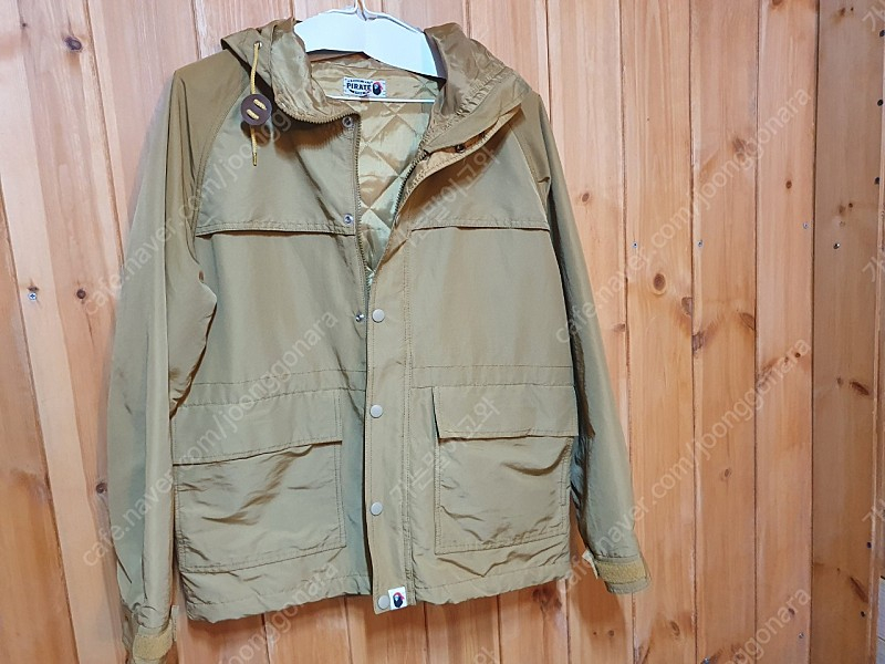 베이프 정품 퀄팅 후드 자켓 95--1