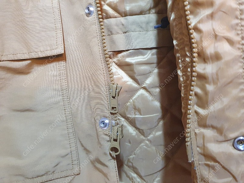 베이프 정품 퀄팅 후드 자켓 95--6