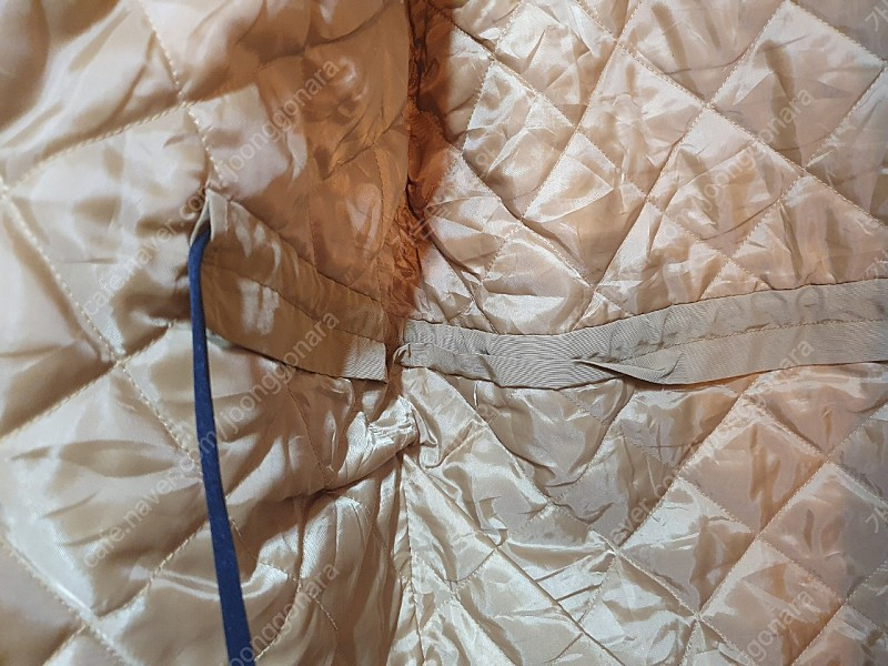 베이프 정품 퀄팅 후드 자켓 95--8