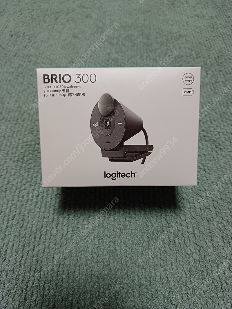 로지텍 BRIO 300 웹캠 정품 미개봉 택포