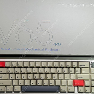 CIDOO v65 풀알루미늄 키보드+추가 구성품