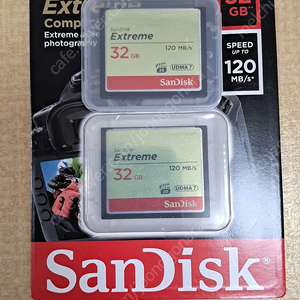 SanDisk Extreme 32GB(120MB/s) - 2개