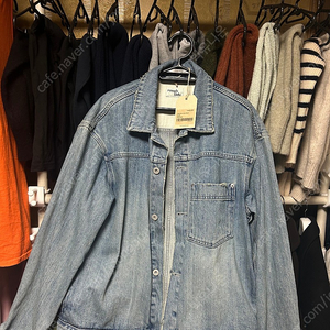 러프사이드 Drape Denim Jacket Bleach 3사이즈 새제품