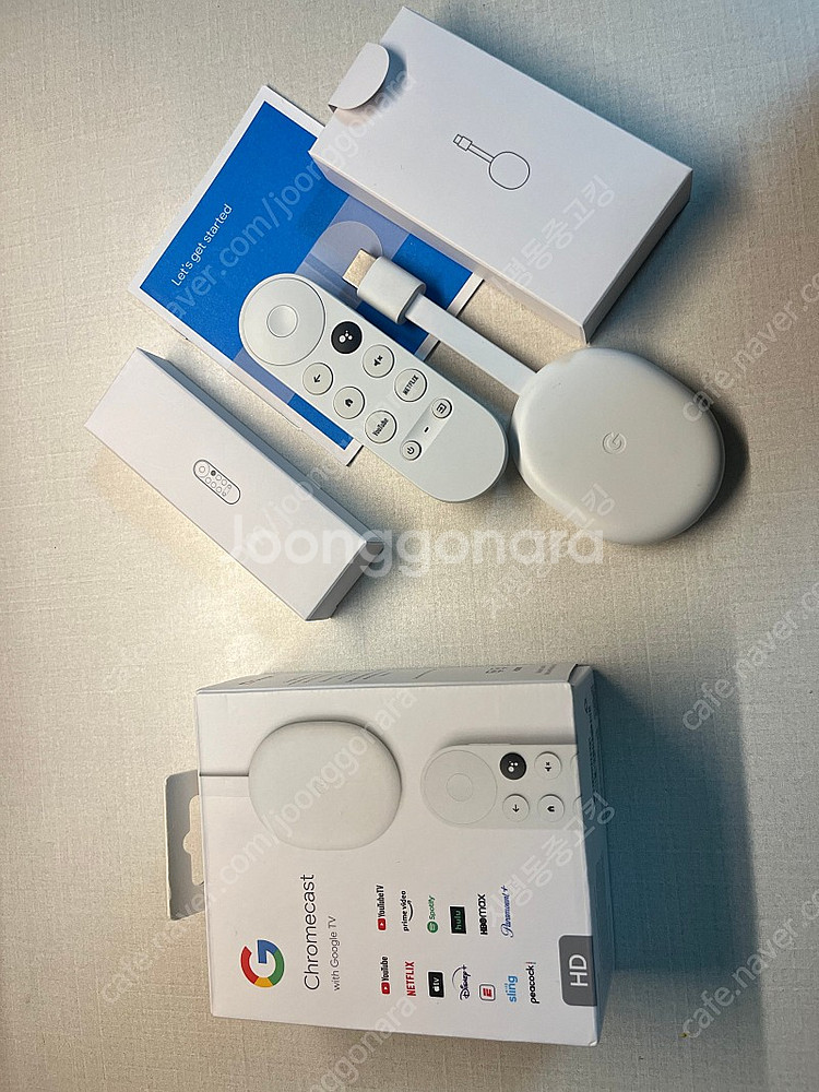 급처) 크롬캐스트 with 구글티비 HD 고화질 풀박스--0