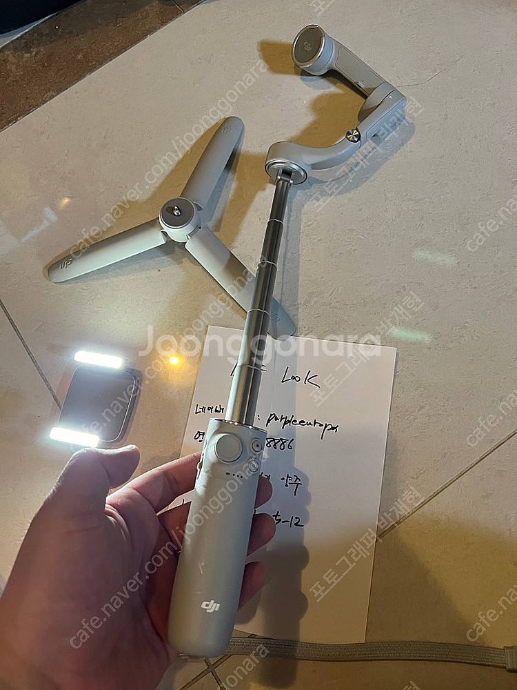 오즈모 모바일5 스마트폰 핸드폰 짐벌 풀셋트 팝니다--7