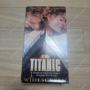 타이타닉 와이드스크린 비디오 VHS