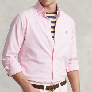 폴로 S 클래식핏 셔츠 가먼트 핑크