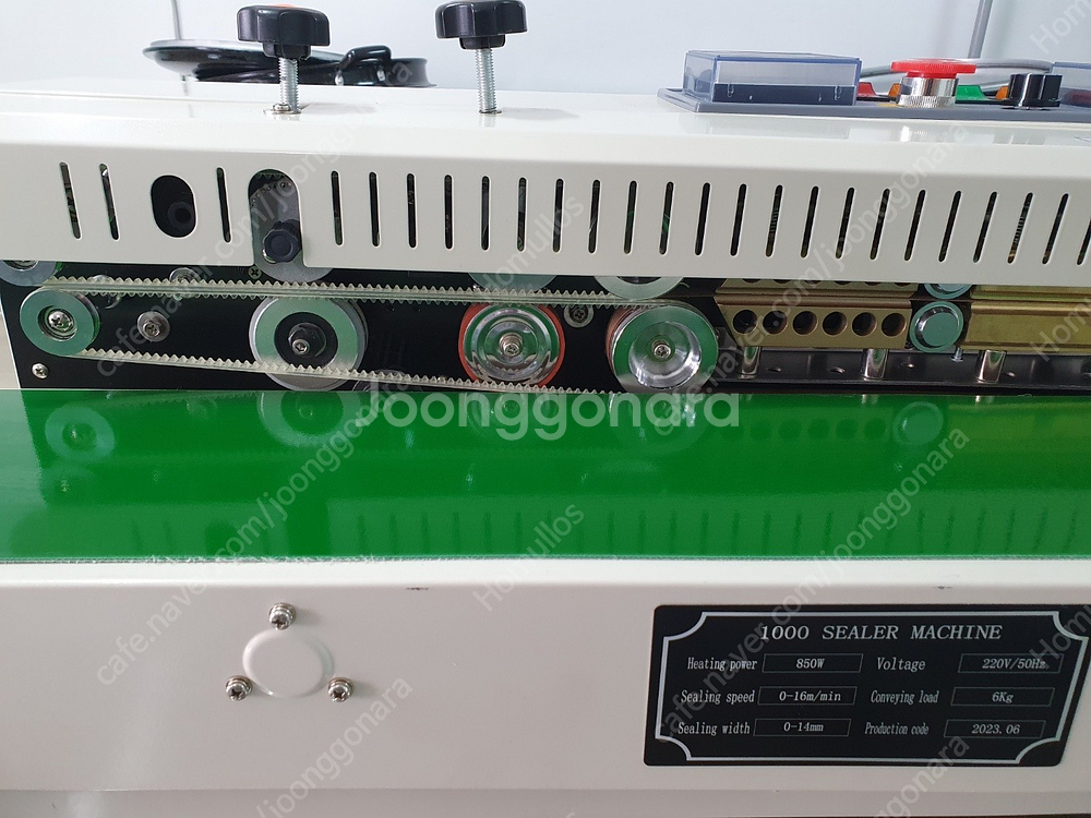 지니코드 FR1000 실링기 + 소비기한 인쇄기 신품급...--6