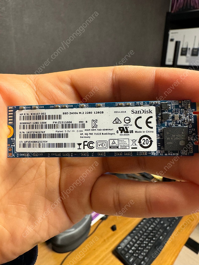 Sandisk Z400s 128GB M.2 SATA