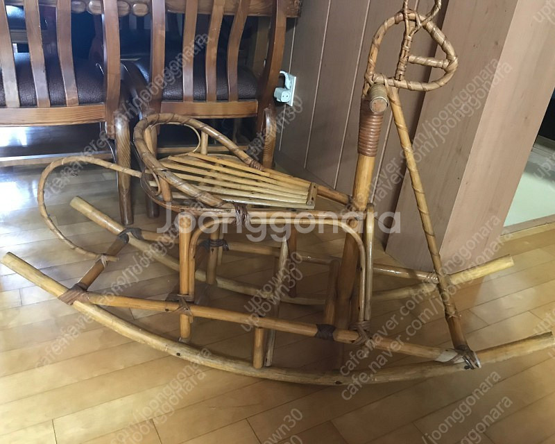 까페 빈티지 엔틱 인테리어 소품 라탄 목마 단돈 6만 수원--3