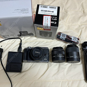 일괄판매 135만원) 캐논 M6 mark2,15-45mm kit, 32mm F1.4, 22mm F2.0, HG-100TBR