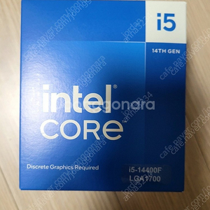 인텔 코어i5-14세대 14400F(랩터레이크 리프레시) 정품 새제품