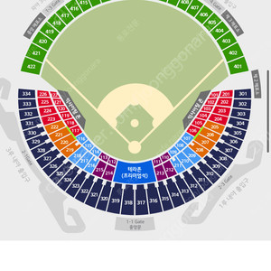 5월18일 두산롯데전 1루 네이비 2연석 구매희망