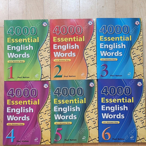 4000 Essential English Words 총6권