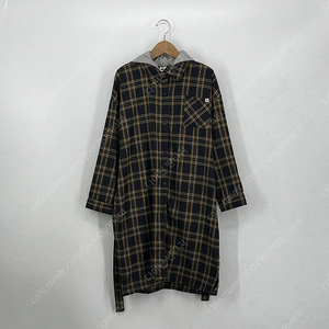 후드 롱 셔츠 (150 size / NAVY)