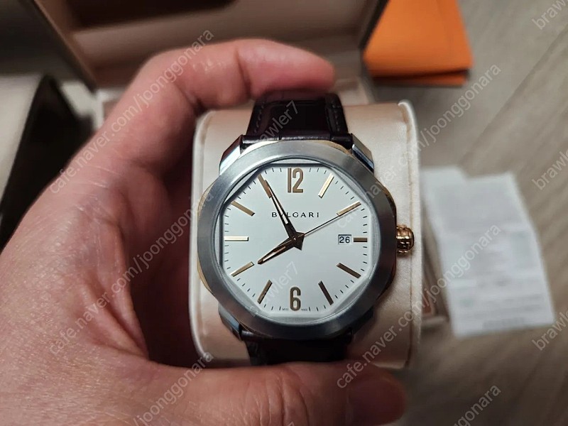 정품 민트급 불가리 옥토 콤비 18k 로마 41mm 판매합니다 롤렉스 오메가 까르띠에 iwc