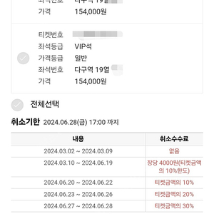 현역가왕 대구 (6/29일 오후 7시) 2연석 양도합니다