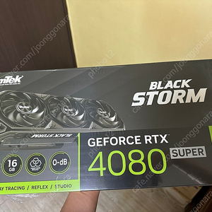 이엠텍 rtx 4080 블랙스톰 oc 미개봉 판매합니다