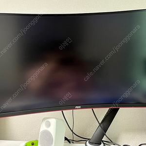 알파스캔 AOC CQ32G1 모니터 팝니다 ( 모니터암 포함)
