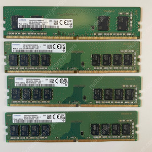 삼성 ram ddr4-3200 8gb 4개 판매합니다